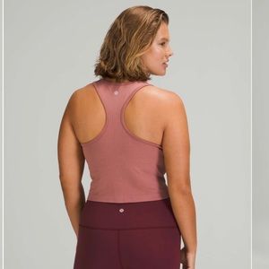 Lululemon Ebb To Street Racerback Crop Tank Top